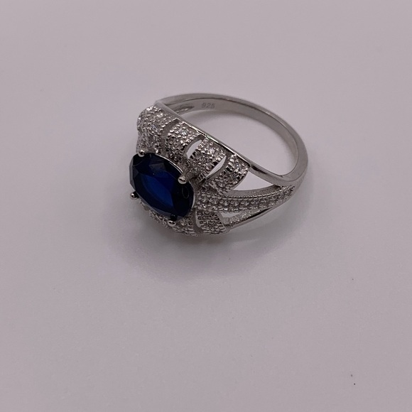 Jewelry - Sterling Silver and CZ ring size 8.5 /052224-RG0010F